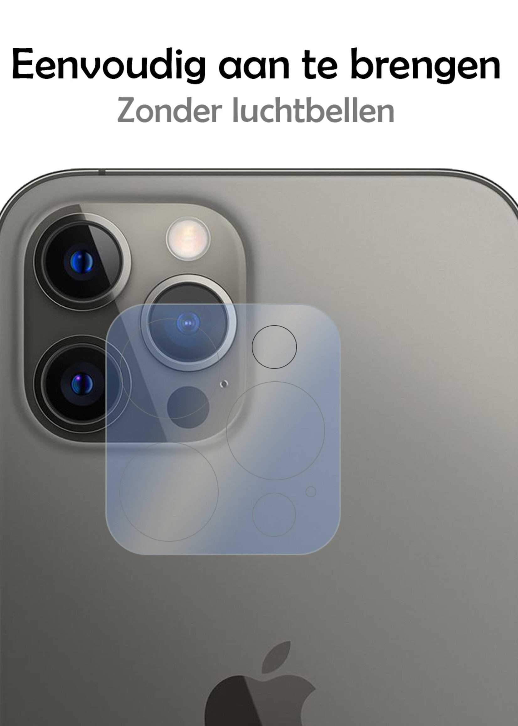 LUQ Screenprotector Geschikt voor iPhone 15 Pro Camera Screenprotector Tempered Glass - Screenprotector Geschikt voor iPhone 15 Pro Screenprotector Camera Screenprotector - 2 Stuks