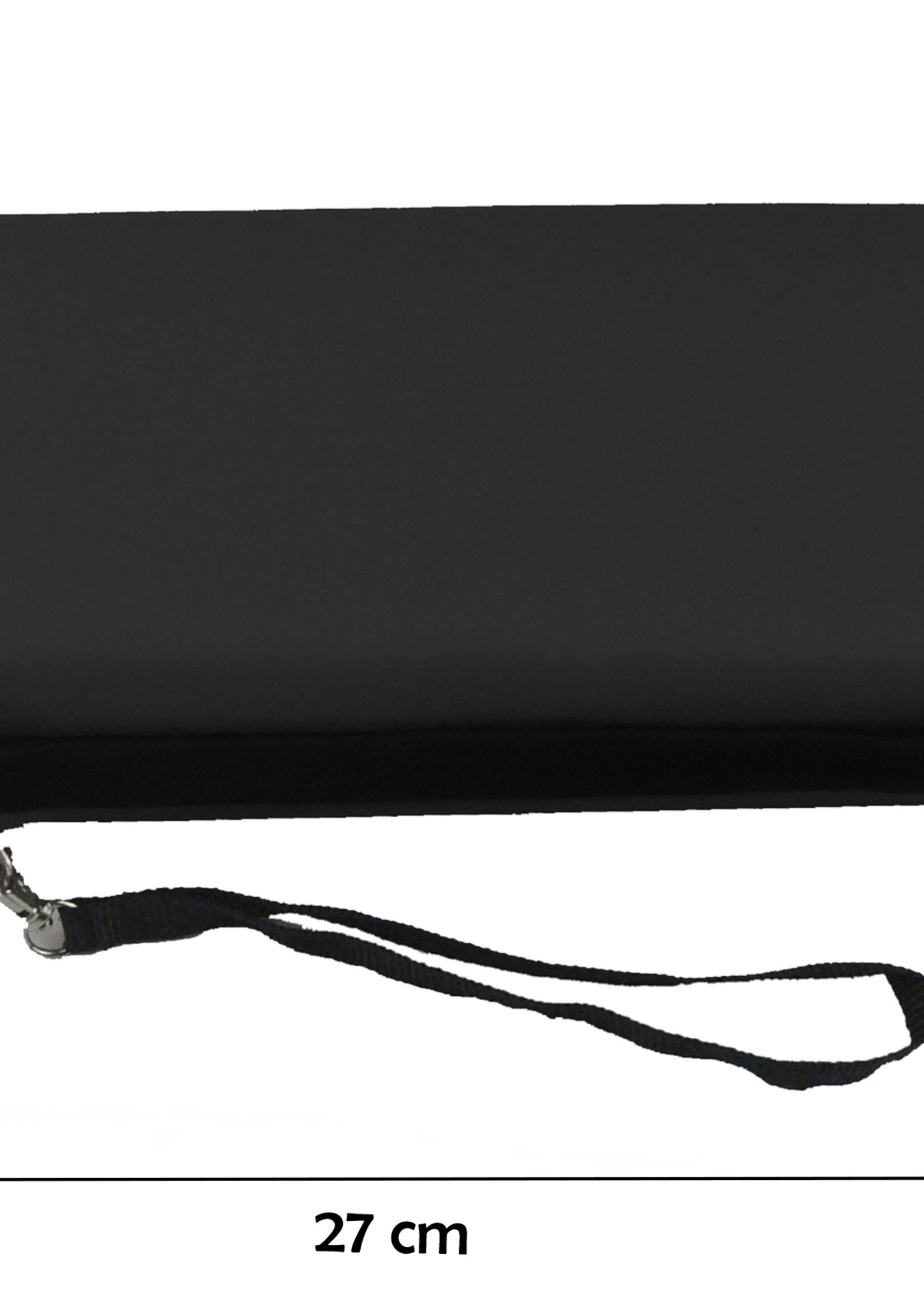 LUQ Hoes Geschikt voor Nintendo Switch Lite Case Hoesje Met Koord - Bescherm Hoes Geschikt voor Nintendo Switch Lite Hoes Hard Cover - Zwart