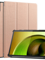 LUQ LUQ Lenovo Tab M10 5G Hoes - Rosé Goud