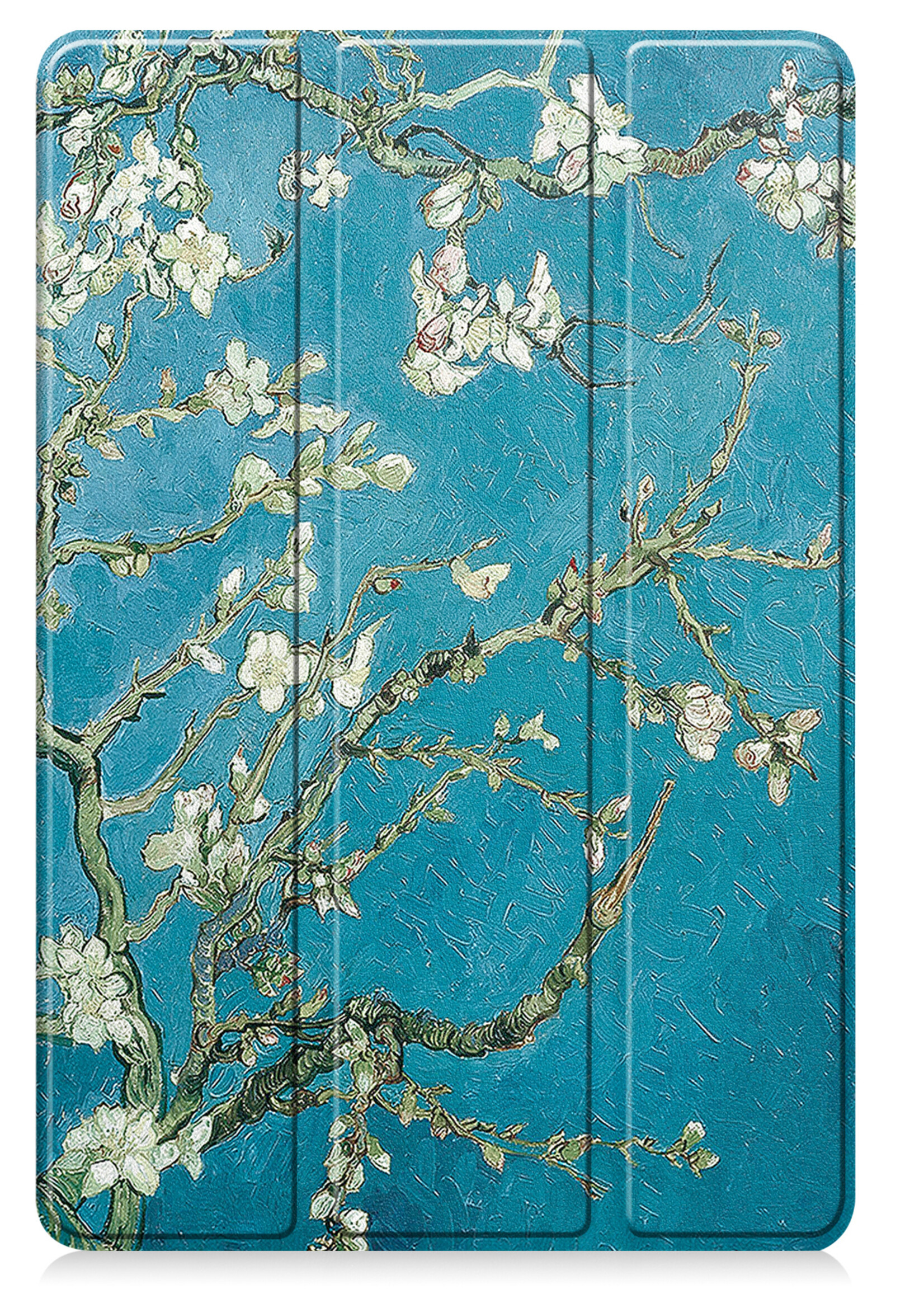 LUQ Hoes Geschikt voor Lenovo Tab M10 5G Hoes Luxe Hoesje Book Case Met Screenprotector - Hoesje Geschikt voor Lenovo Tab M10 5G Hoes Cover - Bloesem