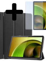 LUQ LUQ Lenovo Tab M10 5G Hoes Met Screenprotector - Zwart