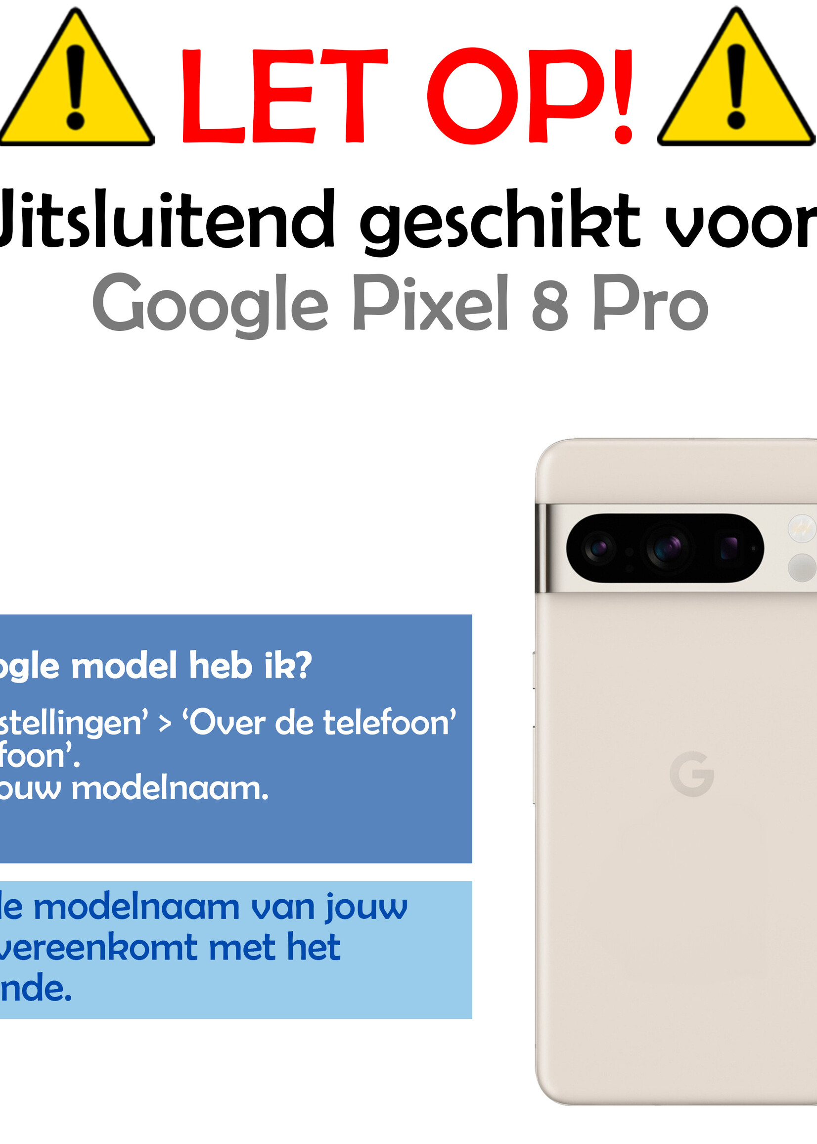 LUQ Screenprotector Geschikt voor Google Pixel 8 Pro Screenprotector Beschermglas Gehard Glas - Screenprotector Geschikt voor Google Pixel 8 Pro Screenprotector Glas - 3 Stuks