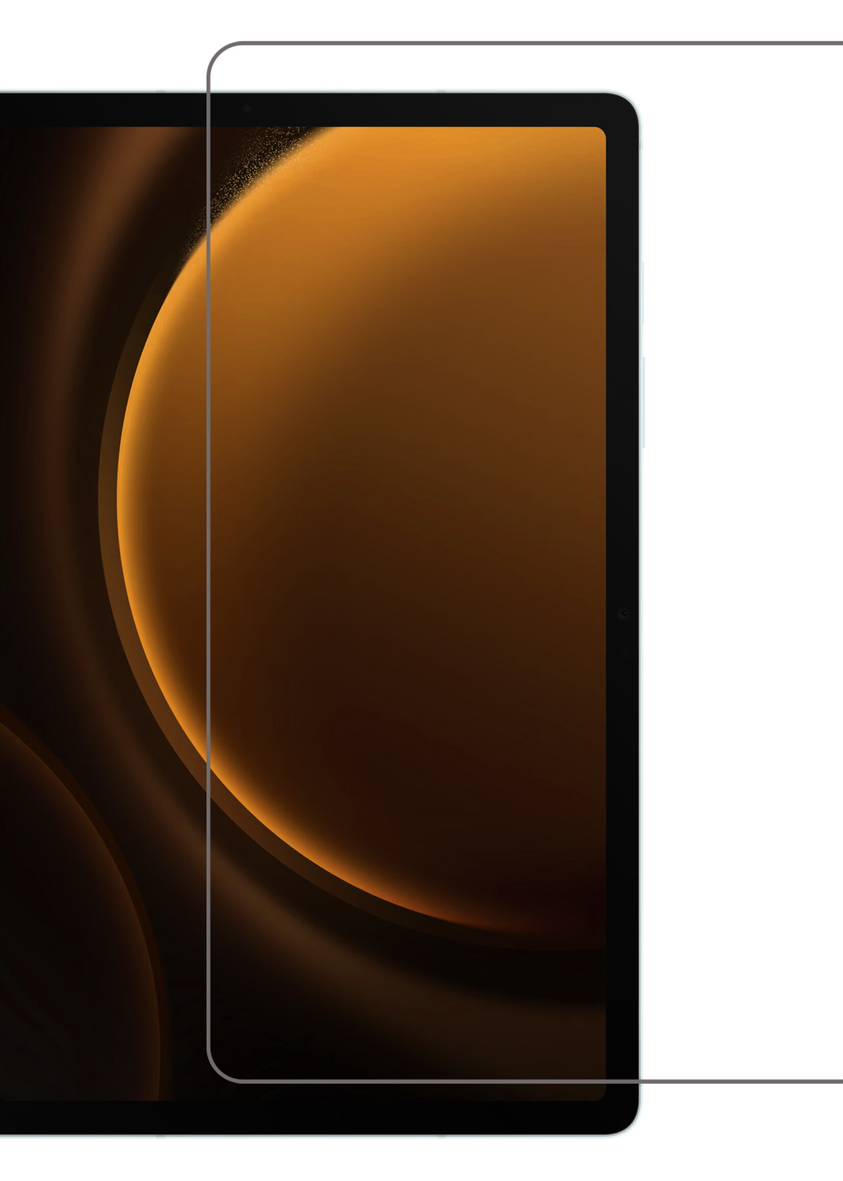 LUQ Screenprotector Geschikt voor Samsung Galaxy Tab S9 FE Plus Screenprotector Bescherm Glas Tempered Glass Screen Protector - Screen Protector Geschikt voor Samsung Galaxy Tab S9 FE Plus Screenprotector