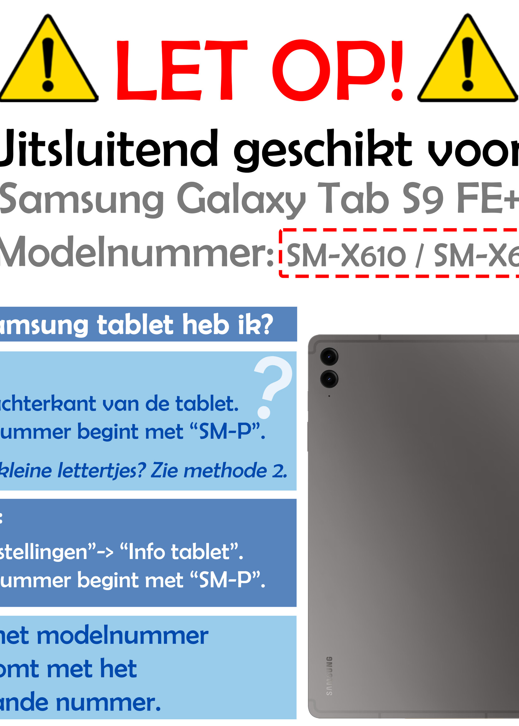LUQ Screenprotector Geschikt voor Samsung Galaxy Tab S9 FE Plus Screenprotector Bescherm Glas Tempered Glass Screen Protector - Screen Protector Geschikt voor Samsung Galaxy Tab S9 FE Plus Screenprotector - 2 Stuks