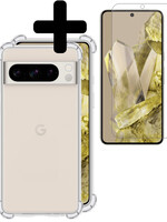 LUQ LUQ Google Pixel 8 Pro Hoesje Shockproof Met Screenprotector