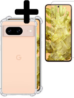 LUQ LUQ Google Pixel 8 Hoesje Shockproof Met Screenprotector