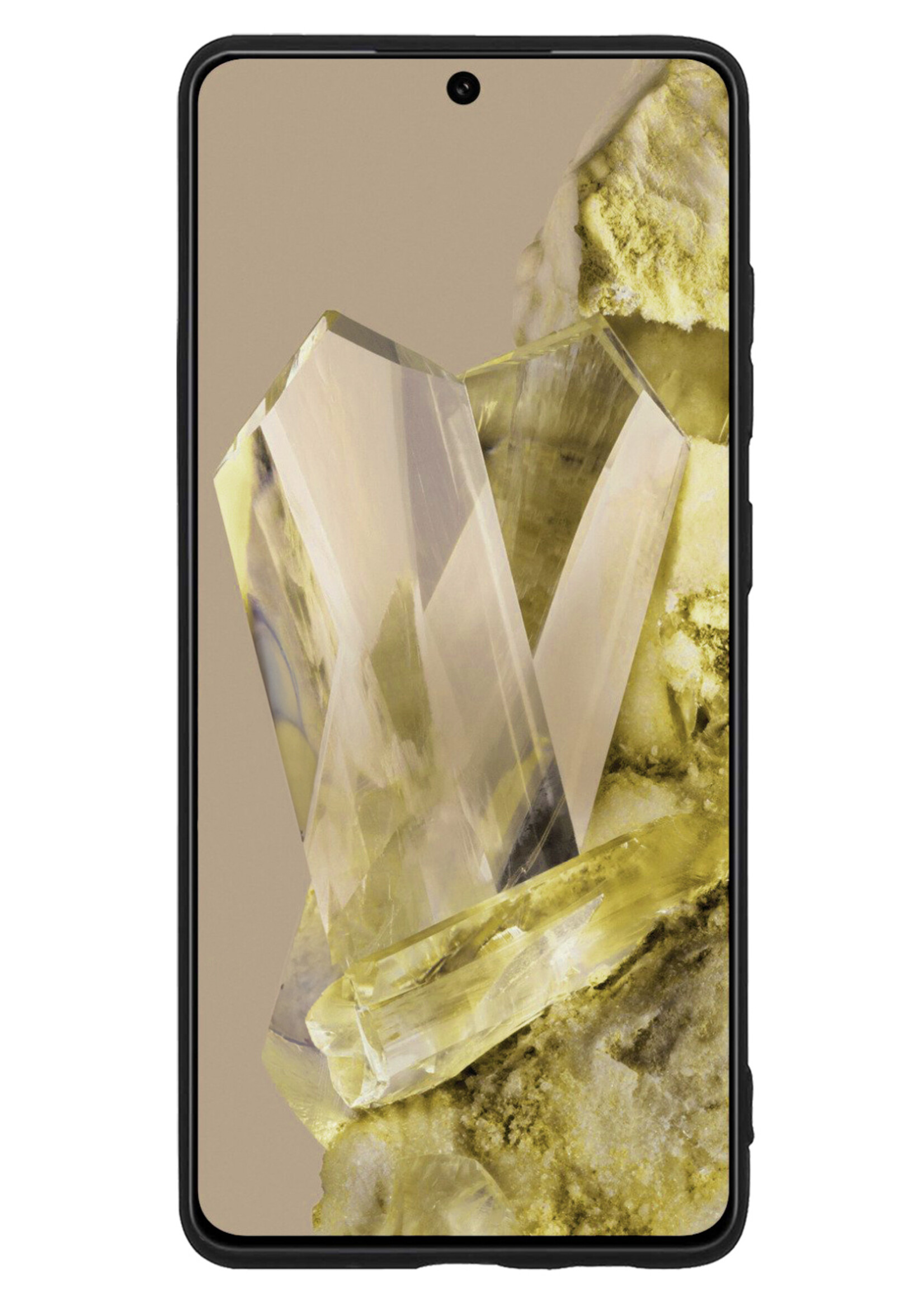 LUQ Hoesje Geschikt voor Google Pixel 8 Pro Hoesje Siliconen Case - Hoes Geschikt voor Google Pixel 8 Pro Hoes Siliconen - Zwart - 2 Stuks