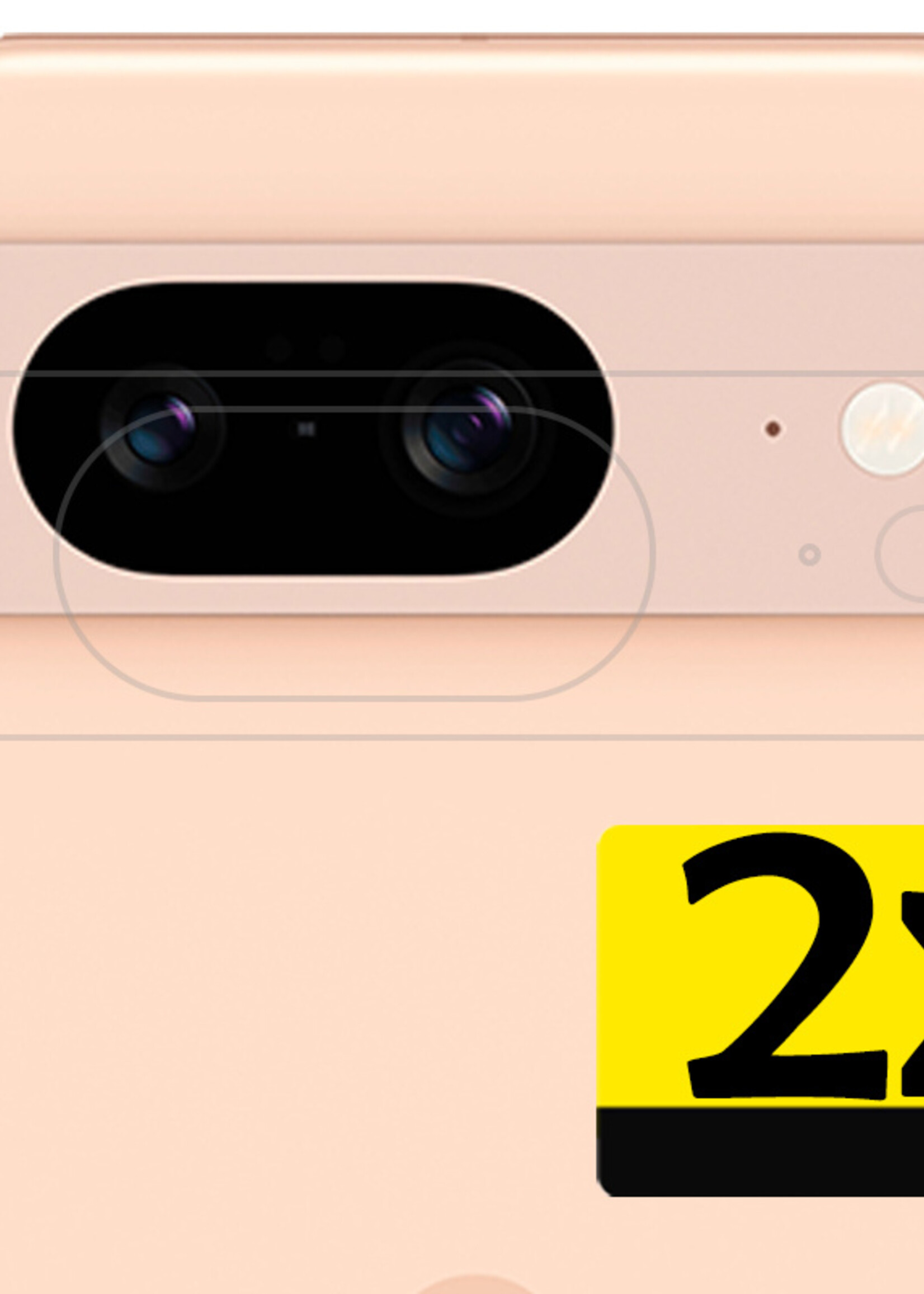 LUQ Screenprotector Geschikt voor Google Pixel 8 Camera Screenprotector Tempered Glass - Screenprotector Geschikt voor Google Pixel 8 Screenprotector Camera Screenprotector - 2 Stuks