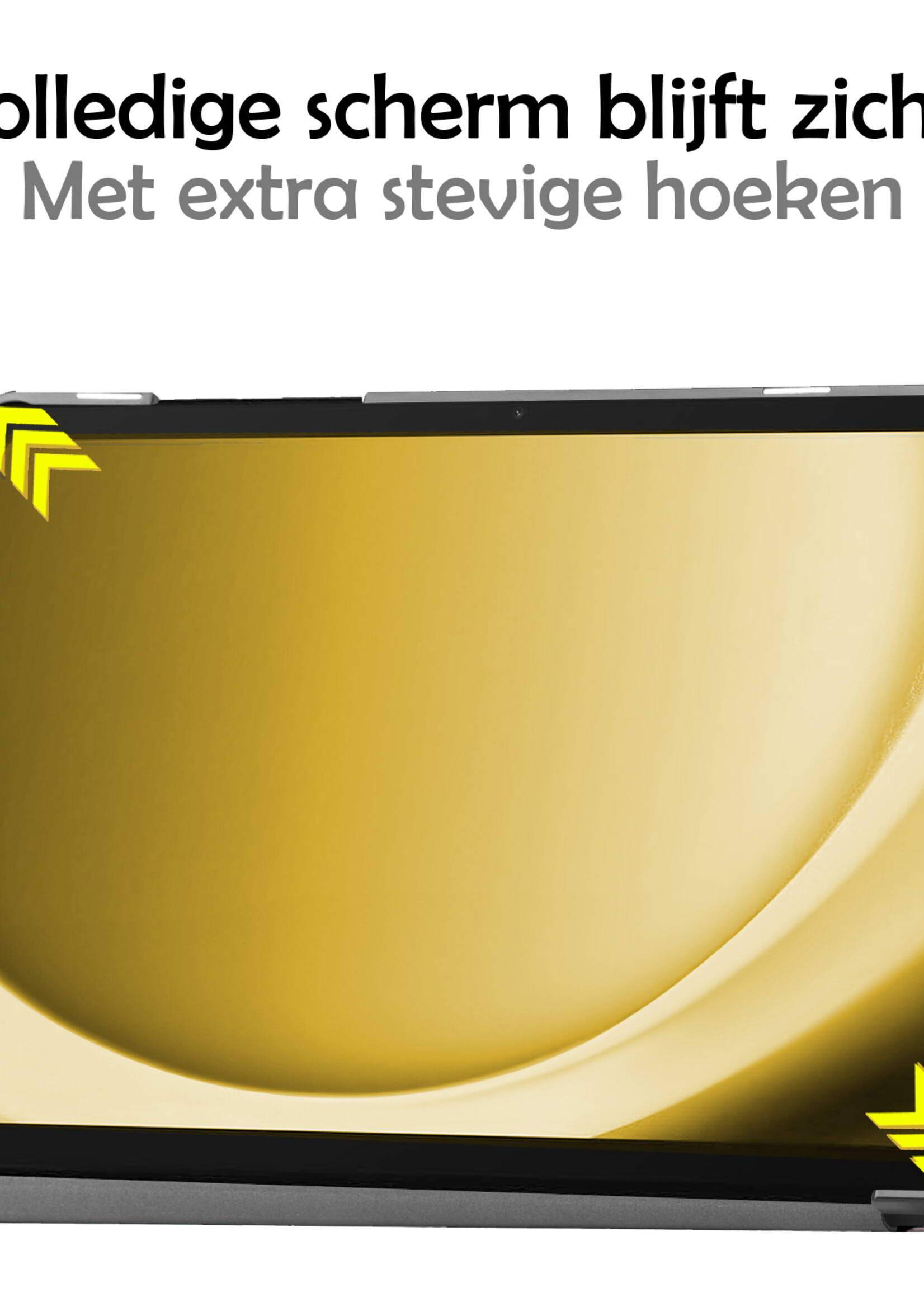 LUQ Hoes Geschikt voor Samsung Galaxy Tab A9 Hoes Luxe Hoesje Book Case - Hoesje Geschikt voor Samsung Tab A9 Hoes Cover - Graffity