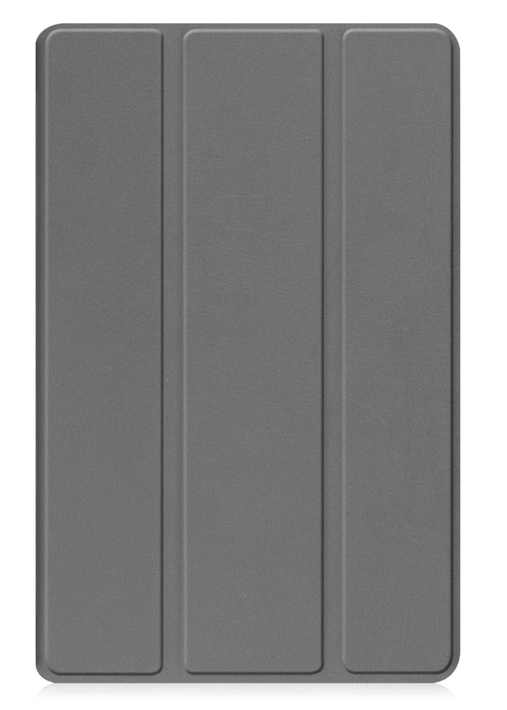 LUQ Hoes Geschikt voor Samsung Galaxy Tab A9 Hoes Luxe Hoesje Book Case - Hoesje Geschikt voor Samsung Tab A9 Hoes Cover - Grijs