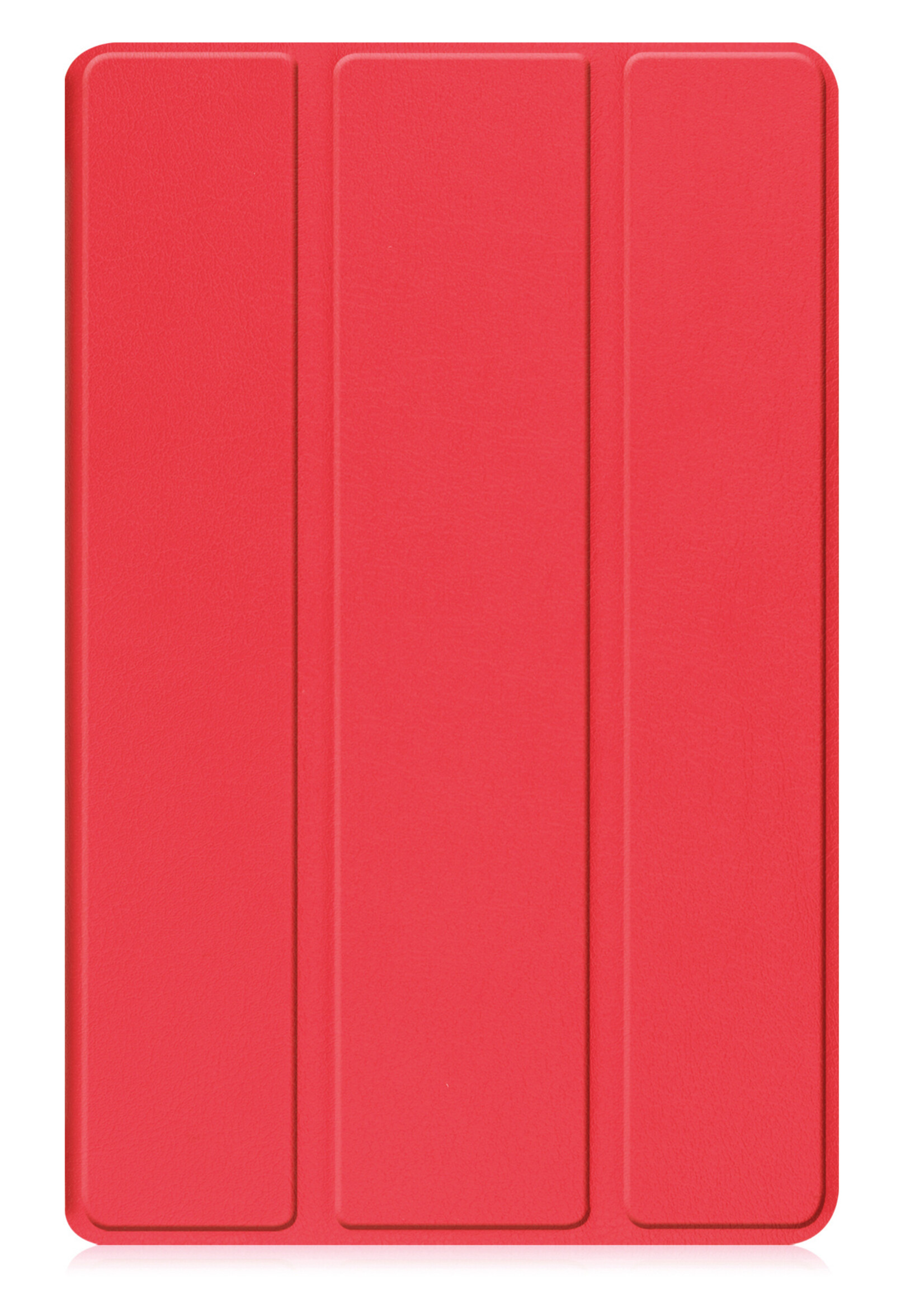 LUQ Hoes Geschikt voor Samsung Galaxy Tab A9 Hoes Luxe Hoesje Book Case Met Screenprotector - Hoesje Geschikt voor Samsung Tab A9 Hoes Cover - Rood