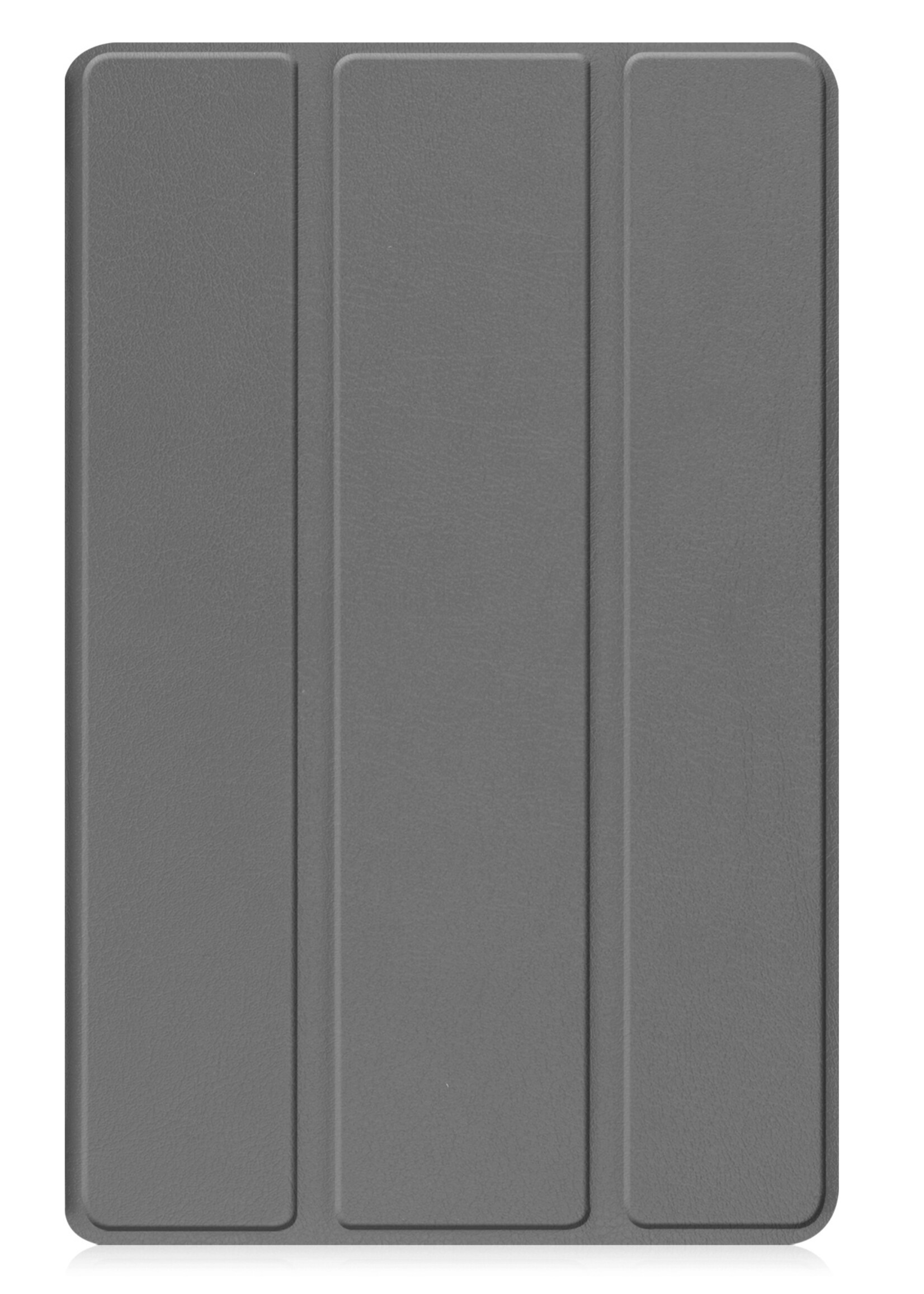 LUQ Hoes Geschikt voor Samsung Galaxy Tab A9 Plus Hoes Luxe Hoesje Book Case - Hoesje Geschikt voor Samsung Tab A9 Plus Hoes Cover - Grijs