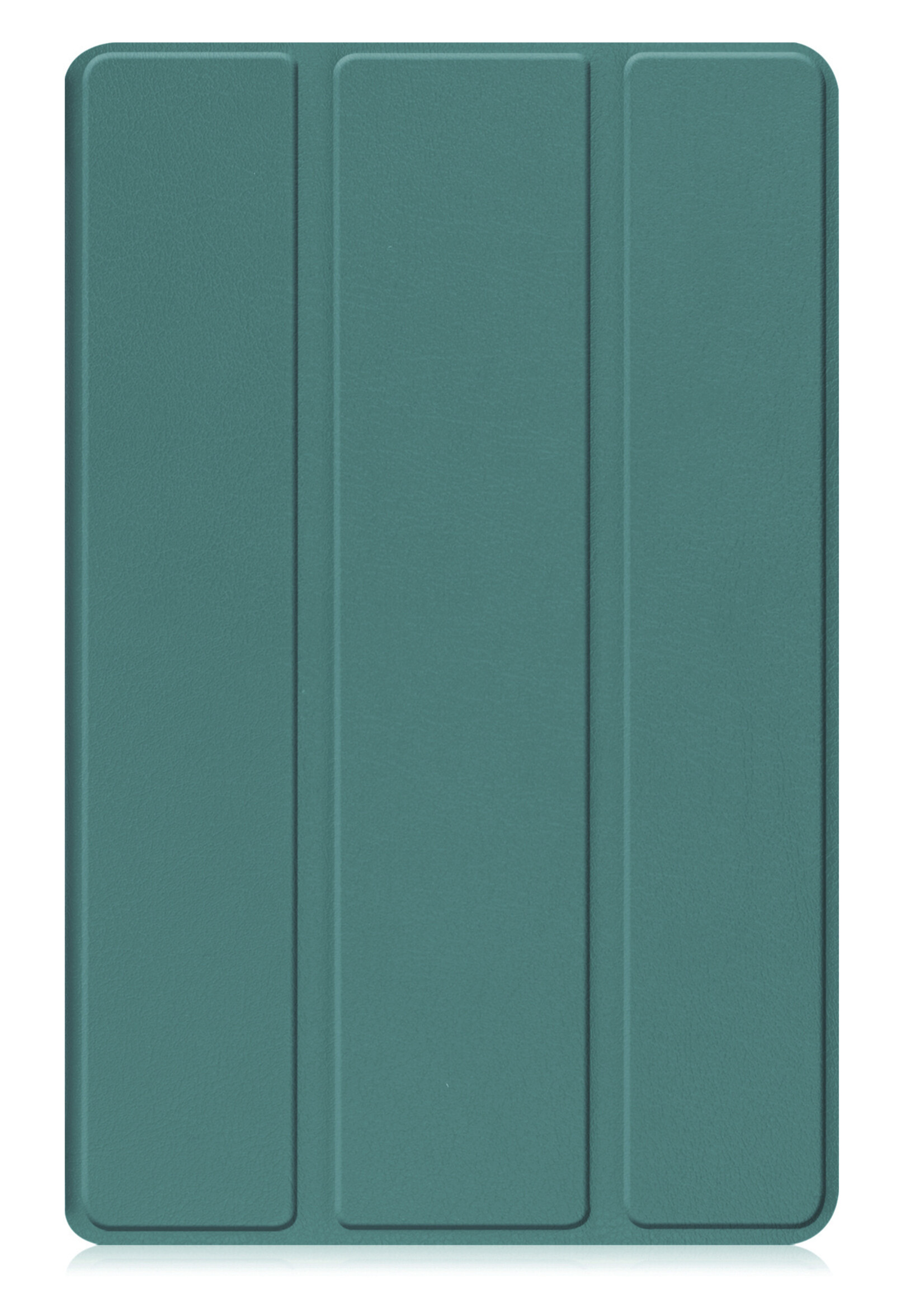 LUQ Hoes Geschikt voor Samsung Galaxy Tab A9 Plus Hoes Luxe Hoesje Book Case Met Screenprotector - Hoesje Geschikt voor Samsung Tab A9 Plus Hoes Cover - Donkergroen