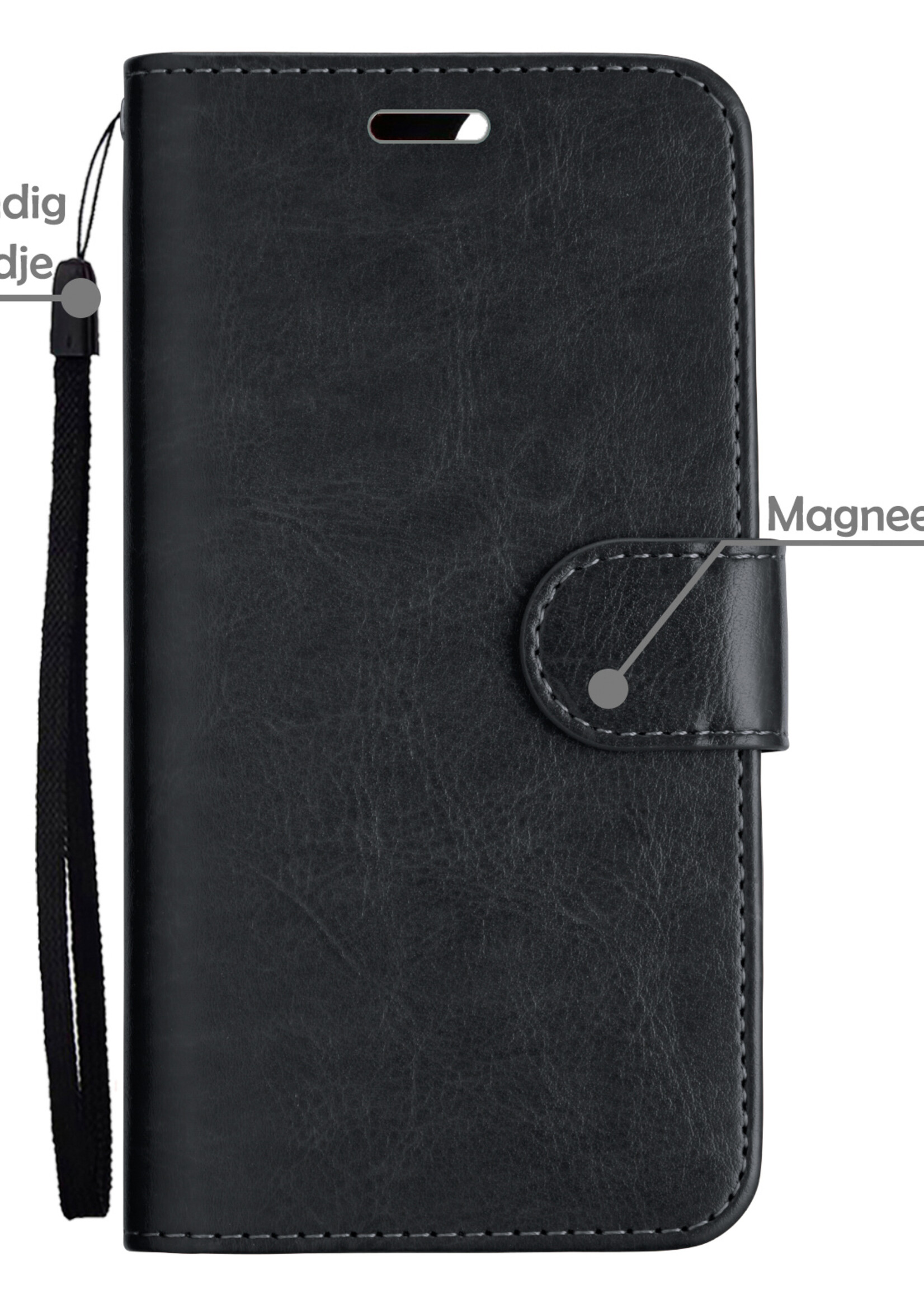 LUQ Hoesje Geschikt voor iPhone Xs Max Hoesje Case Uitneembare Bookcase 2-in-1 Hoes - Hoes Geschikt voor iPhone Xs Max Hoes Wallet Case Met Pasjeshouder Hoesje - Zwart