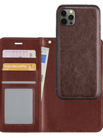 LUQ LUQ iPhone 12 Pro Max 2-in-1 Hoesje BookCase Uitneembaar - Bruin