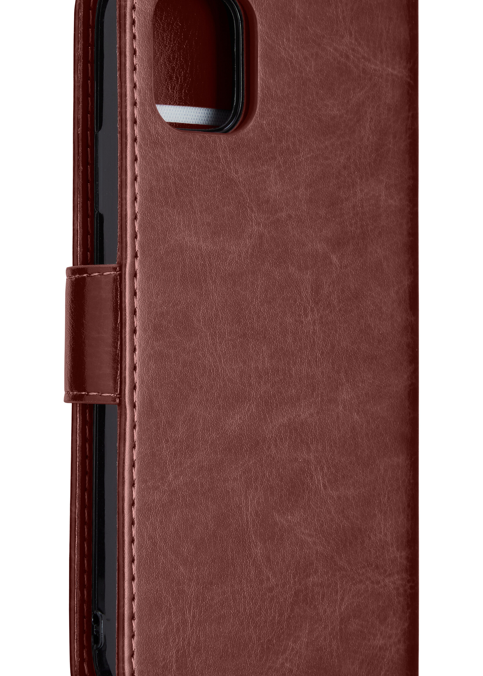 LUQ Hoesje Geschikt voor iPhone 12 Pro Max Hoesje Case Uitneembare Bookcase 2-in-1 Hoes - Hoes Geschikt voor iPhone 12 Pro Max Hoes Wallet Case Met Pasjeshouder Hoesje - Bruin