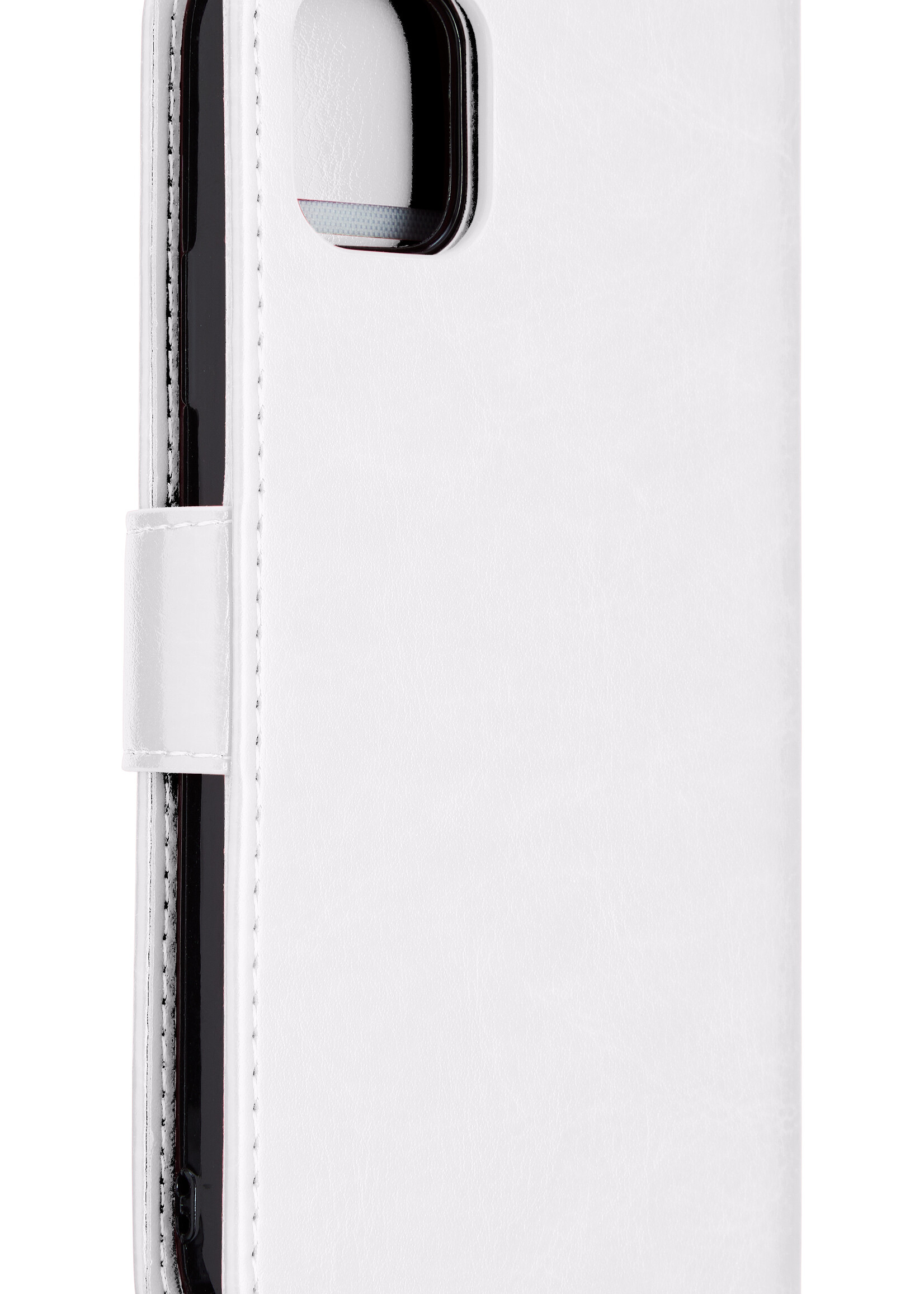 LUQ Hoesje Geschikt voor iPhone 12 Pro Max Hoesje Case Uitneembare Bookcase 2-in-1 Hoes - Hoes Geschikt voor iPhone 12 Pro Max Hoes Wallet Case Met Pasjeshouder Hoesje - Wit