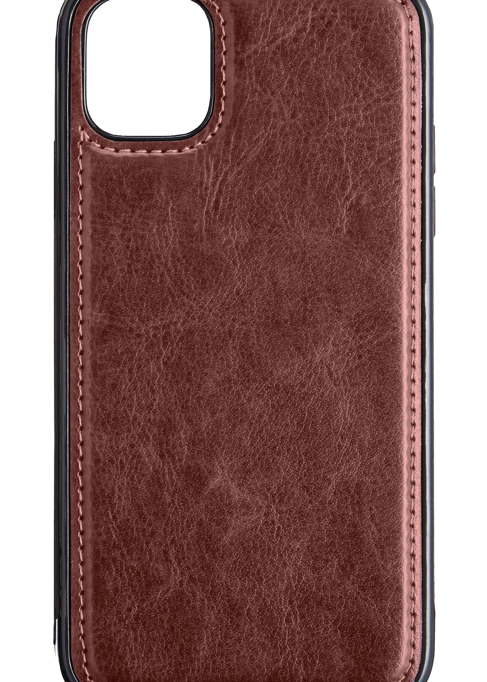 LUQ Hoesje Geschikt voor iPhone 13 Mini Hoesje Case Uitneembare Bookcase 2-in-1 Hoes - Hoes Geschikt voor iPhone 13 Mini Hoes Wallet Case Met Pasjeshouder Hoesje - Bruin