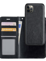 LUQ LUQ iPhone 13 Pro Max 2-in-1 Hoesje BookCase Uitneembaar - Zwart