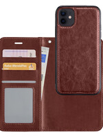 LUQ LUQ iPhone 12 Mini 2-in-1 Hoesje BookCase Uitneembaar - Bruin