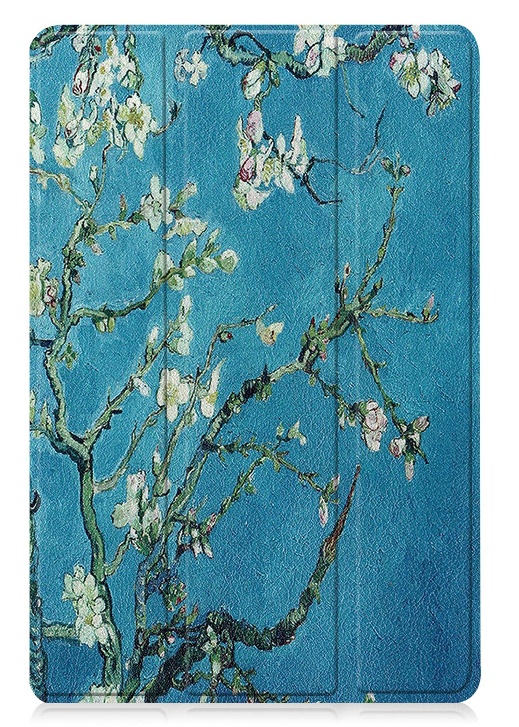 LUQ Hoes Geschikt voor Lenovo Tab M10 (3rd gen) Hoes Luxe Hoesje Book Case - Hoesje Geschikt voor Lenovo Tab M10 (3e gen) Hoes Cover - Bloesem