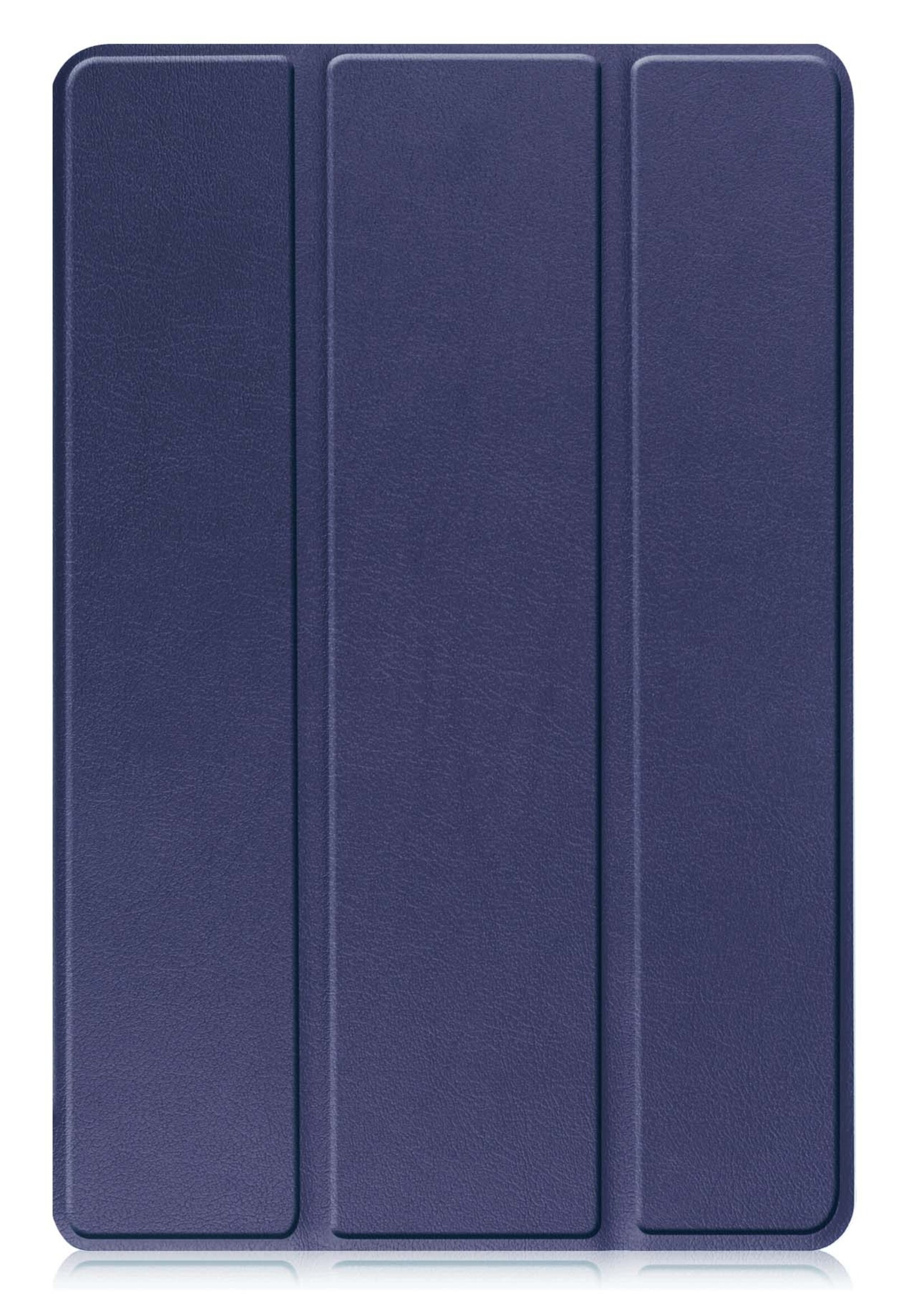 LUQ Hoes Geschikt voor Lenovo Tab M10 (3rd gen) Hoes Luxe Hoesje Book Case - Hoesje Geschikt voor Lenovo Tab M10 (3e gen) Hoes Cover - Donkerblauw