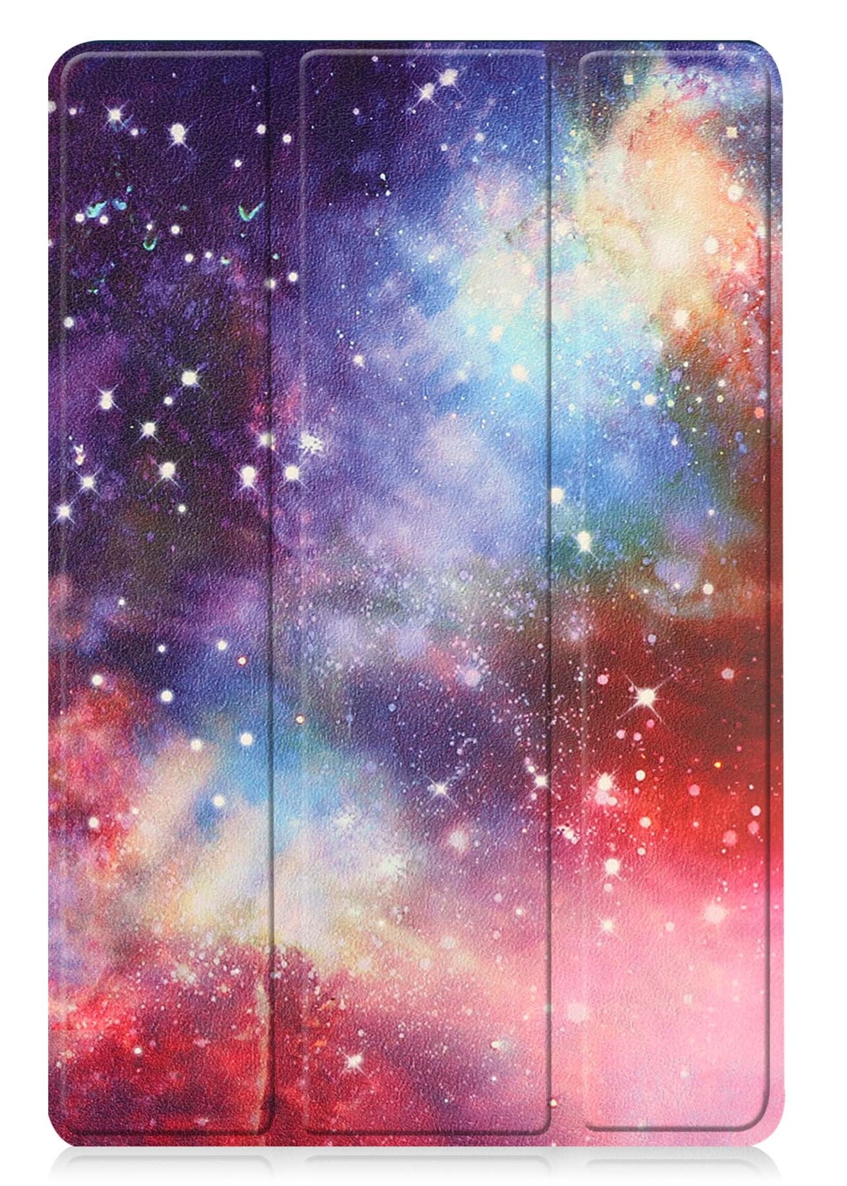 LUQ Hoes Geschikt voor Lenovo Tab M10 (3rd gen) Hoes Luxe Hoesje Book Case - Hoesje Geschikt voor Lenovo Tab M10 (3e gen) Hoes Cover - Galaxy