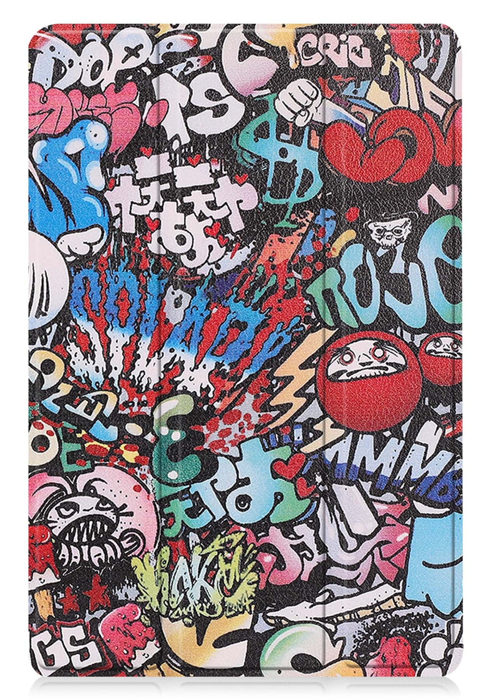 LUQ Hoes Geschikt voor Lenovo Tab M10 (3rd gen) Hoes Luxe Hoesje Book Case - Hoesje Geschikt voor Lenovo Tab M10 (3e gen) Hoes Cover - Graffity