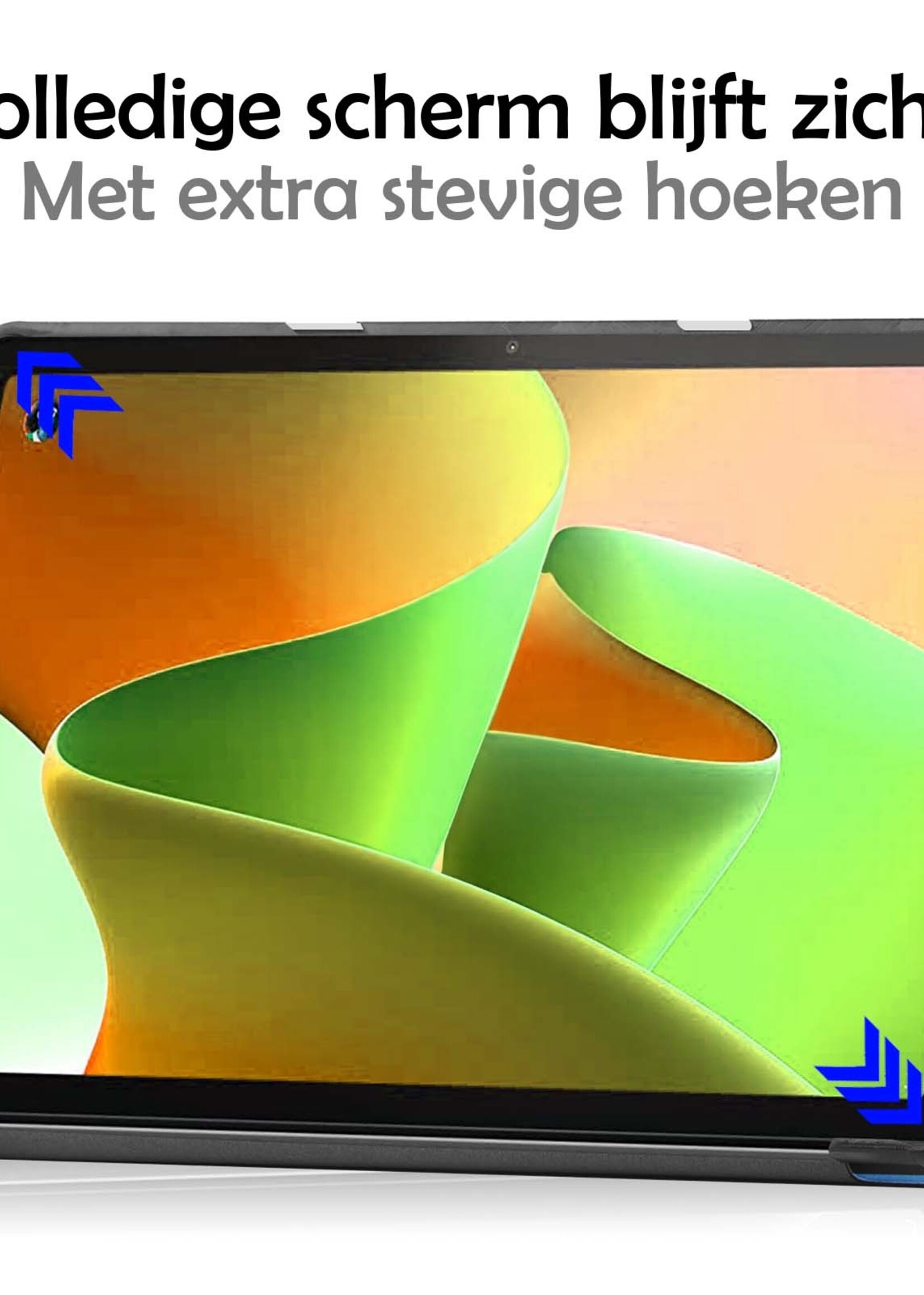 LUQ Hoes Geschikt voor Lenovo Tab M10 (3rd gen) Hoes Luxe Hoesje Book Case - Hoesje Geschikt voor Lenovo Tab M10 (3e gen) Hoes Cover - Lichtblauw