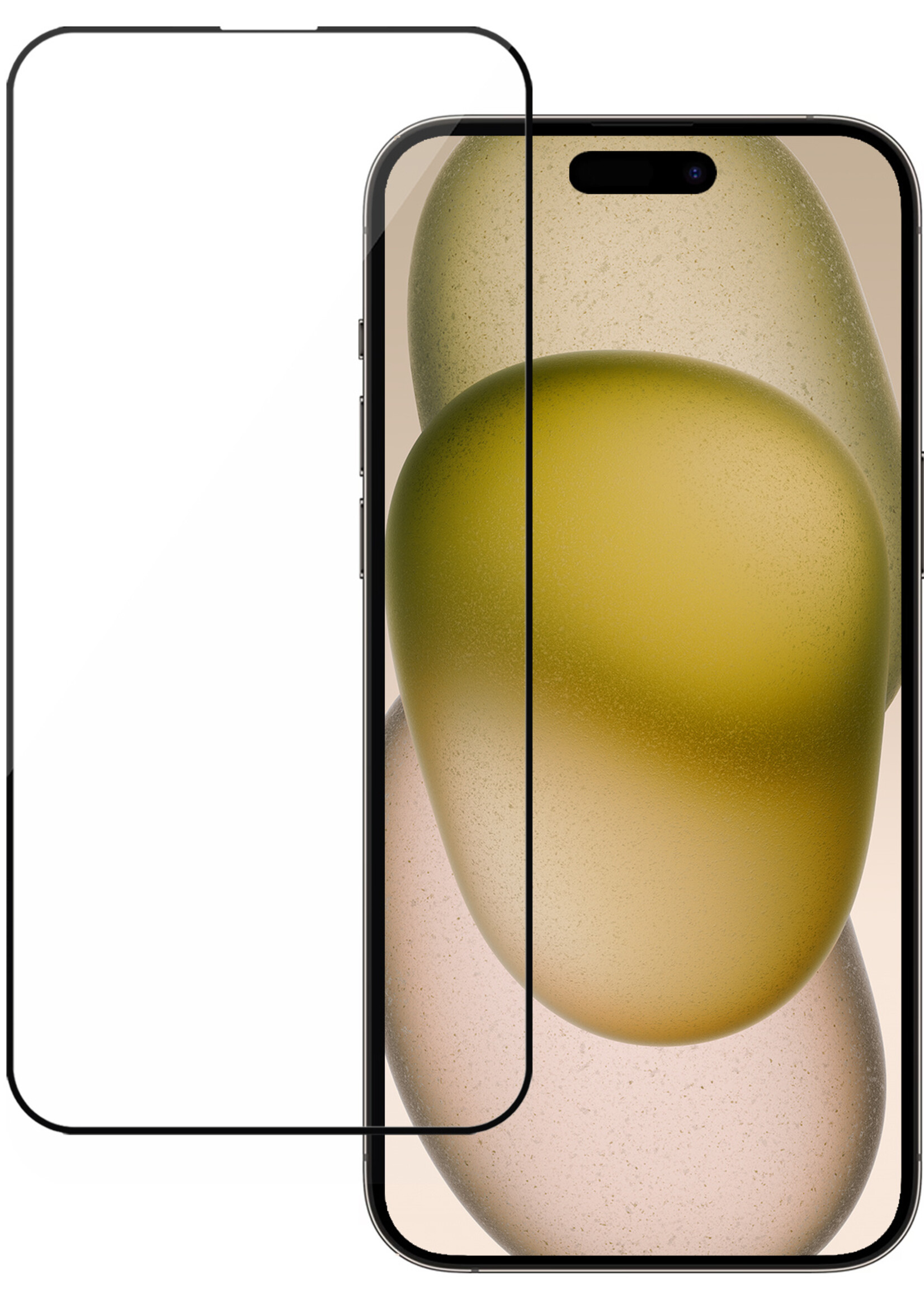 LUQ Screenprotector Geschikt voor iPhone 15 Plus Screenprotector Glas Full Cover - Screenprotector Geschikt voor iPhone 15 Plus Screenprotector Full Cover