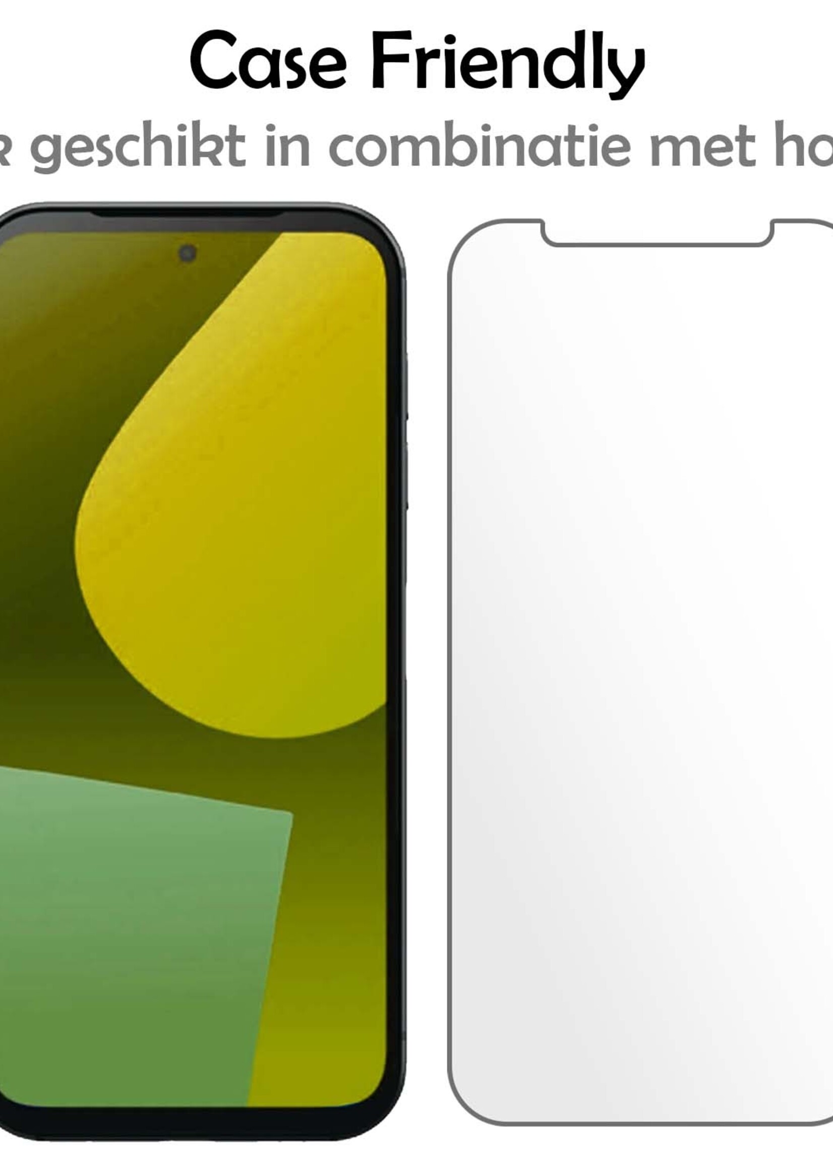 LUQ Screenprotector Geschikt voor Fairphone 5 Screenprotector Beschermglas Gehard Glas - Screenprotector Geschikt voor Fairphone 5 Screenprotector Glas