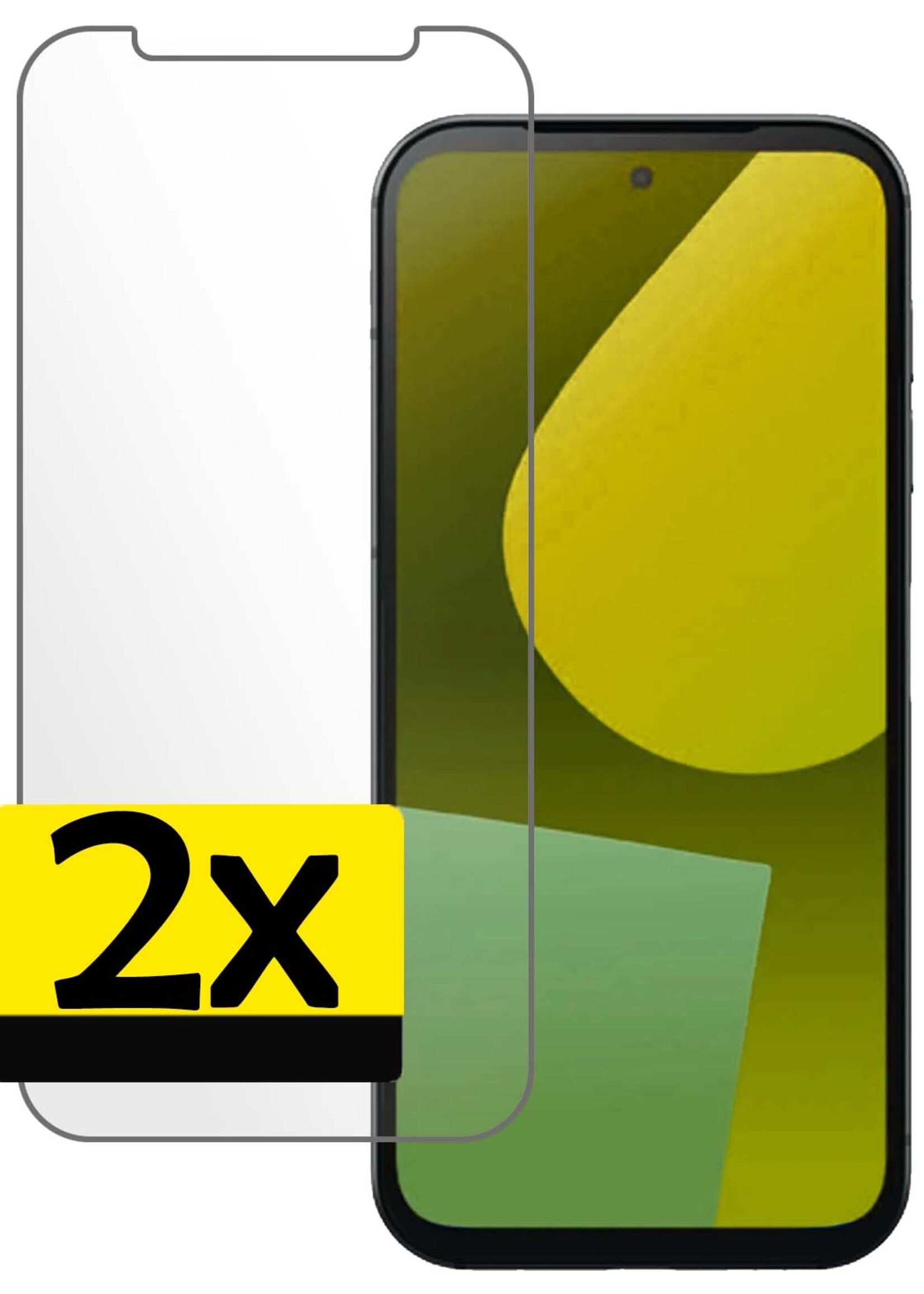 LUQ Screenprotector Geschikt voor Fairphone 5 Screenprotector Beschermglas Gehard Glas - Screenprotector Geschikt voor Fairphone 5 Screenprotector Glas - 2 Stuks