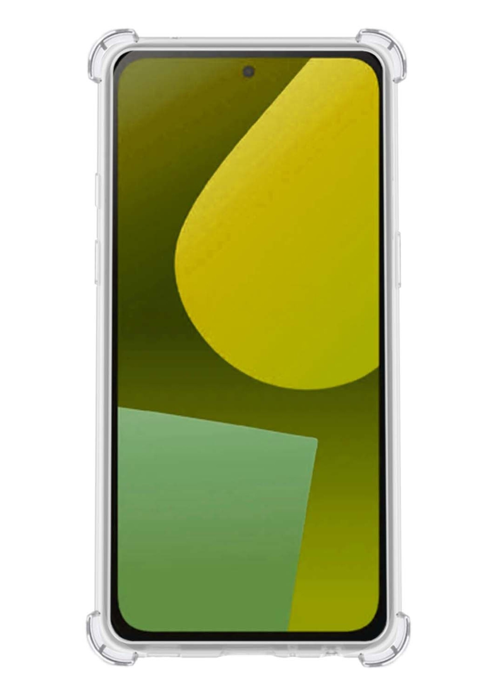 LUQ Hoesje Geschikt voor Fairphone 5 Hoesje Shockproof Case Siliconen - Hoes Geschikt voor Fairphone 5 Hoes Cover Siliconen - Transparant