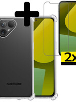 LUQ LUQ Fairphone 5 Hoesje Shockproof Met 2x Screenprotector