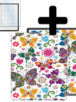 LUQ LUQ Kobo Elipsa 2E Hoesje Met Screenprotector - Vlinders