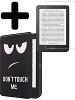 LUQ LUQ Kobo Clara 2E Hoesje Met Screenprotector - Don't Touch Me