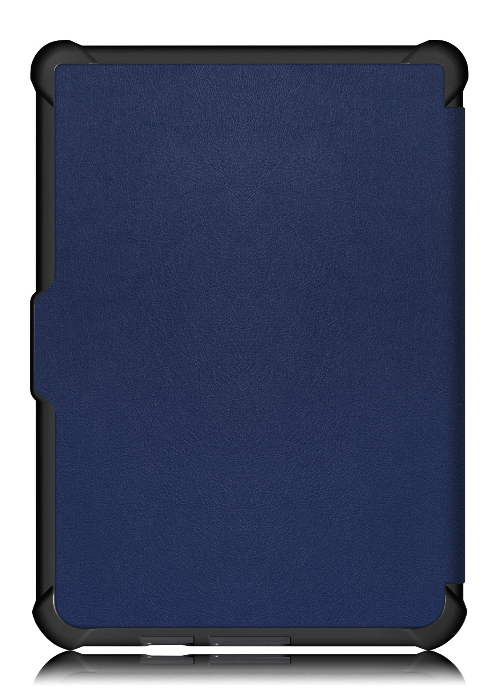 LUQ Hoesje Geschikt voor Kobo Clara HD Hoes Bescherm Hoesje Case Luxe Sleep Cover Met Screenprotector - Donkerblauw