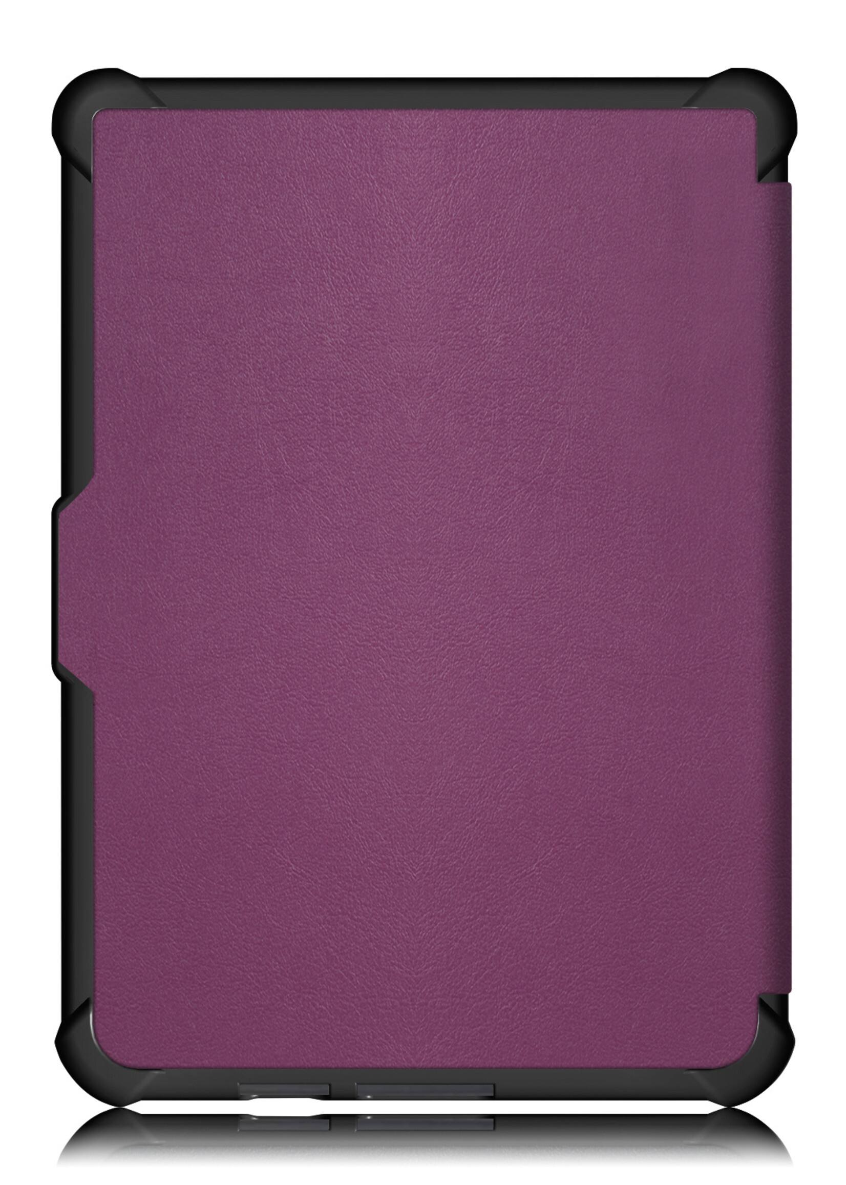 LUQ Hoesje Geschikt voor Kobo Clara HD Hoes Bescherm Hoesje Case Luxe Sleep Cover Met Screenprotector - Paars