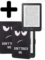 LUQ LUQ Kobo Clara HD Hoesje Met Screenprotector - Don't Touch Me