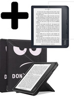 LUQ LUQ Kobo Libra 2 Hoesje Met Screenprotector - Don't Touch Me