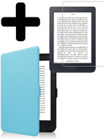 LUQ LUQ Kobo Nia Hoesje Met Screenprotector - Licht Blauw