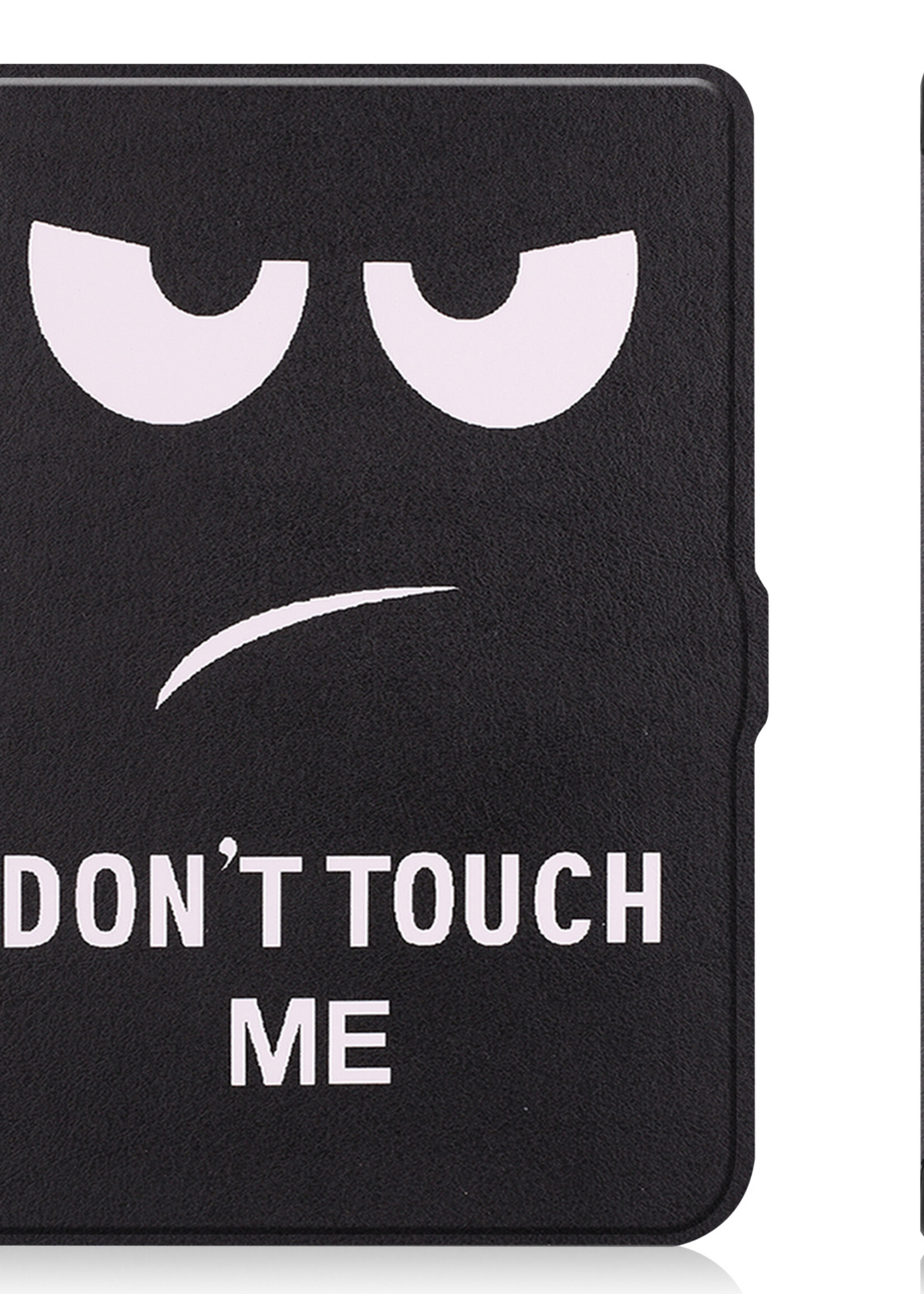 LUQ Hoesje Geschikt voor Kobo Nia Hoes Bescherm Hoesje Case Luxe Sleep Cover Met Screenprotector - Don't Touch Me