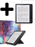 LUQ LUQ Kobo Sage Hoesje Met Screenprotector - Galaxy