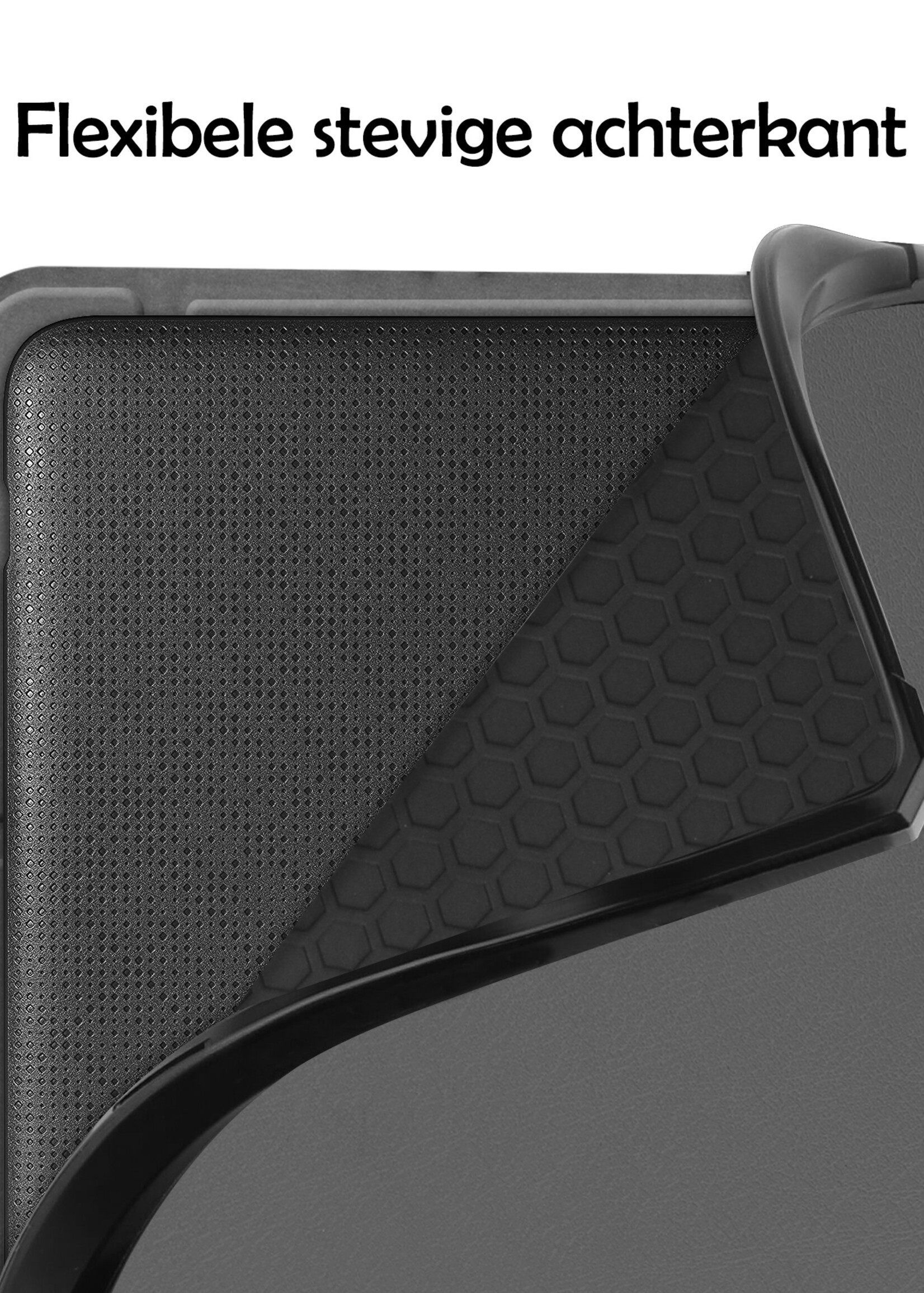 LUQ Hoesje Geschikt voor Kobo Sage Hoes Bescherm Hoesje Case Luxe Sleep Cover Met Screenprotector - Grijs