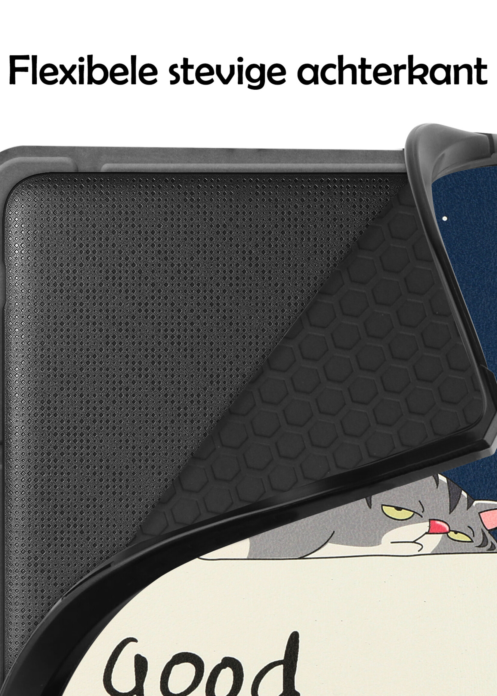 LUQ Hoesje Geschikt voor Kobo Sage Hoes Bescherm Hoesje Case Luxe Sleep Cover Met Screenprotector - Kat