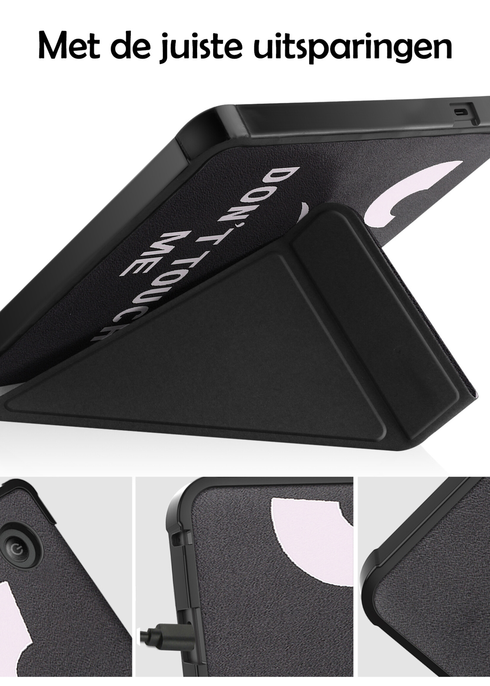 LUQ Hoesje Geschikt voor Kobo Sage Hoes Bescherm Hoesje Case Luxe Sleep Cover Met Screenprotector - Don't Touch Me