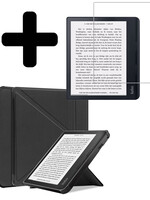 LUQ LUQ Kobo Sage Hoesje Met Screenprotector - Zwart
