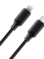 LUQ LUQ USB-C naar Lightning kabel - 1.5 meter - Zwart