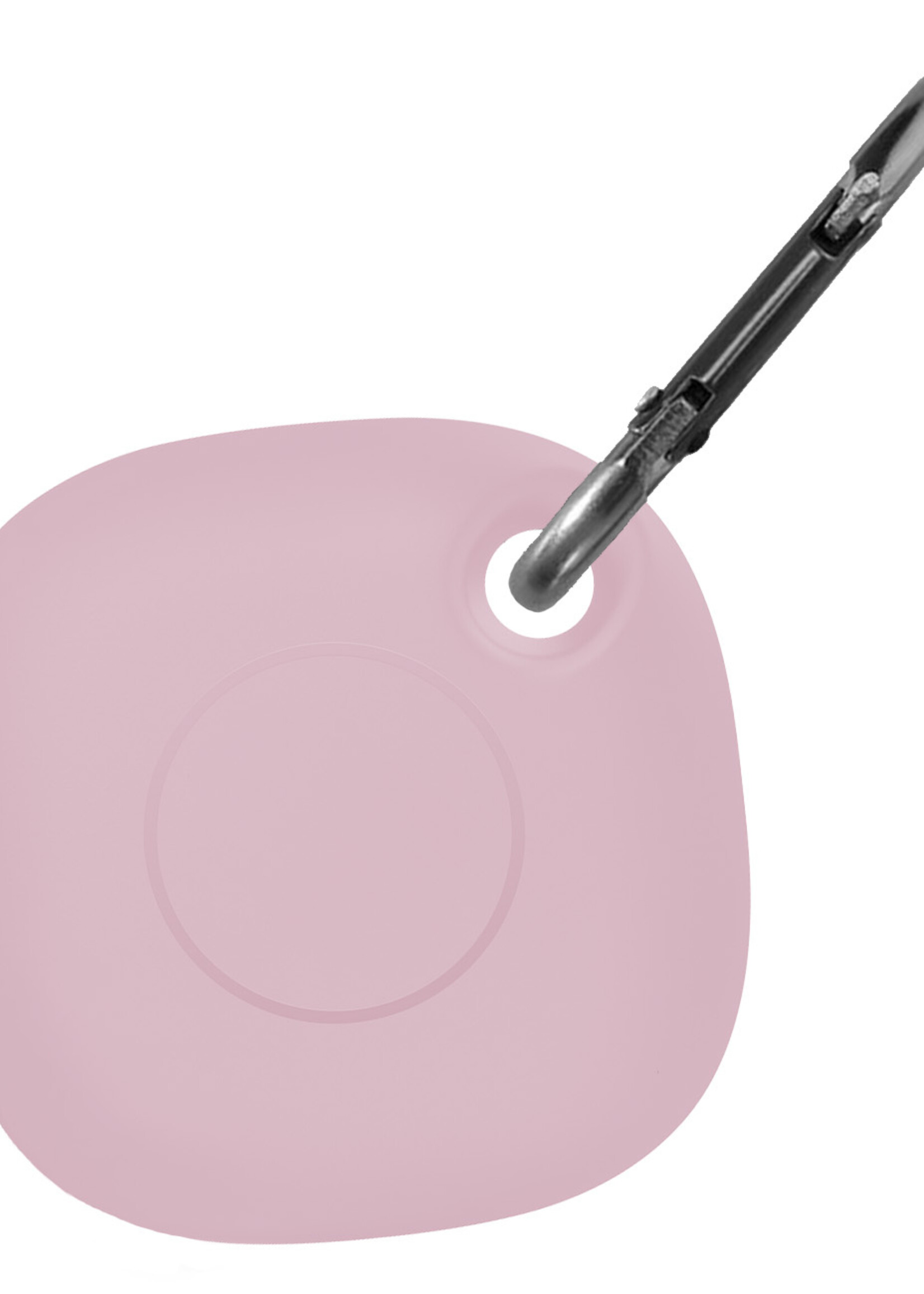 LUQ Hoesje Geschikt voor Samsung Galaxy SmartTag Hoesje Sleutelhanger Houder - Siliconen Hoesje Geschikt voor Samsung Galaxy SmartTag Hoesje - Roze