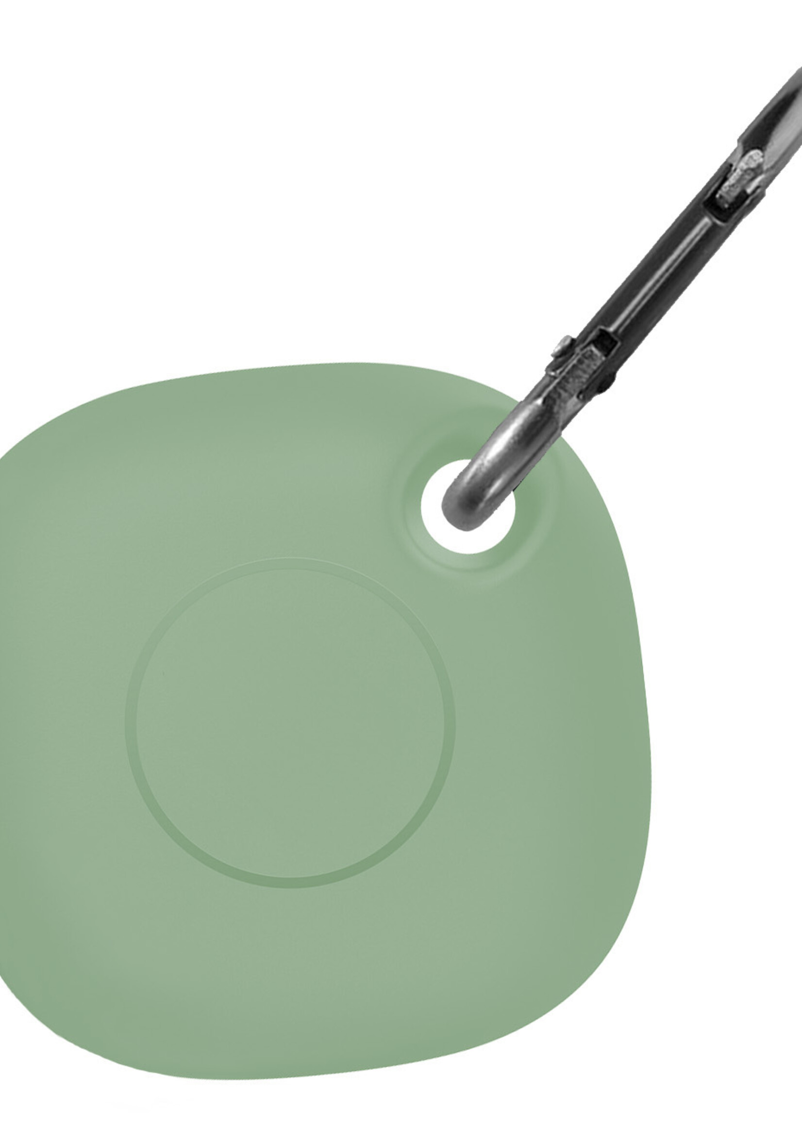 LUQ Hoesje Geschikt voor Samsung Galaxy SmartTag+ Hoesje Sleutelhanger Houder - Siliconen Hoesje Geschikt voor Samsung Galaxy SmartTag+ Hoesje - Groen